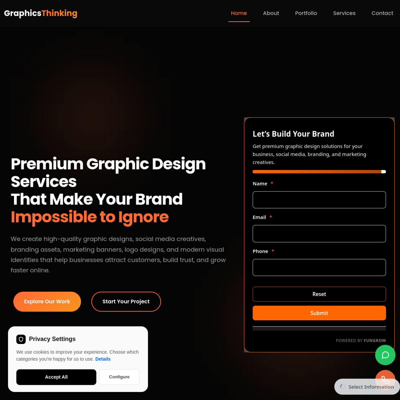 Graphics Thinker — Branding project by Fungrow Technologies